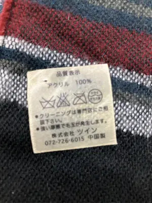 マフラー/ファッション雑貨/ブラック