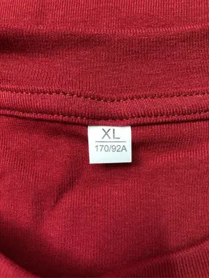 Tシャツ/カットソー/トップス/レッド/XL
