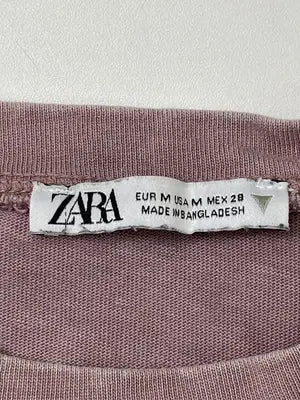 ZARA/ザラ/Tシャツ/カットソー/トップス/ブラウン/M