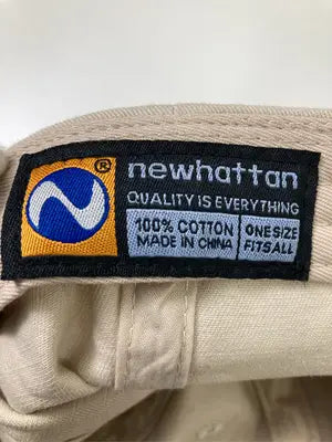 NEWHATTAN/ニューハッタン/キャップ/帽子/ベージュ/ONE SIZE FITS ALL