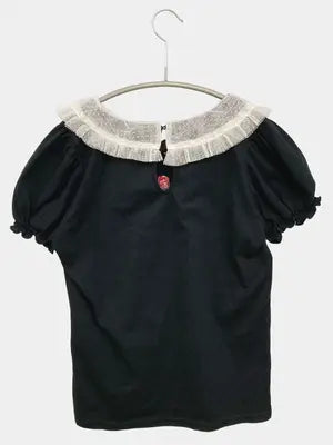 AnkRouge/アンクルージュ/Tシャツ/カットソー/トップス/ブラック/M