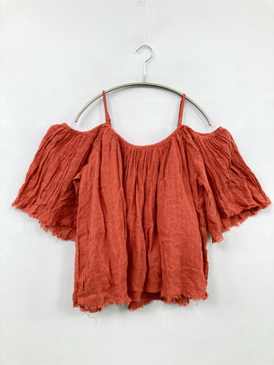 Ungrid/アングリッド/Tシャツ/カットソー/トップス/オレンジ/F