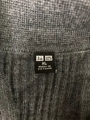 UNIQLO/ユニクロ/ニット/セーター/トップス/グレー/XL