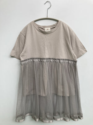 merry jenny/メリージェニー/チュニック/ワンピース/ドレス/グレー/F