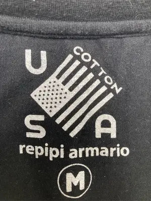 REPIPI ARMARIO/レピピアルマリオ/Tシャツ/カットソー/トップス/ブラック/M