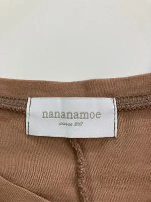 nananamoe/Tシャツ/カットソー/トップス/ブラウン
