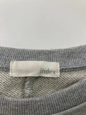 index/インデックス/スウェット/トップス/グレー/M