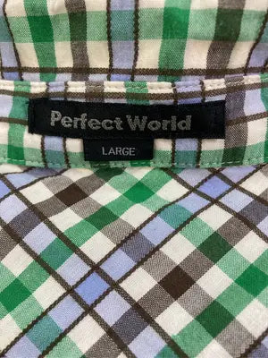 Perfect World/シャツ/ブラウス/トップス/グリーン/LARGE