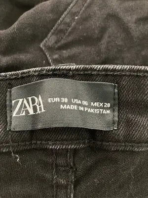 ZARA/ザラ/デニムパンツ/パンツ/ブラック/EUR 38 USA 06 MEX 28