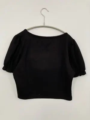 Tシャツ/カットソー/トップス/ブラック/FREE