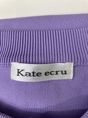 Kate ecru/カーディガン/ボレロ/トップス/パープル/LL