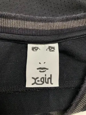 X-GIRL/エックスガール/Tシャツ/カットソー/トップス/ブラック/1