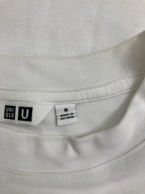 UNIQLO U/ユニクロユー/Tシャツ/カットソー/トップス/ホワイト/M