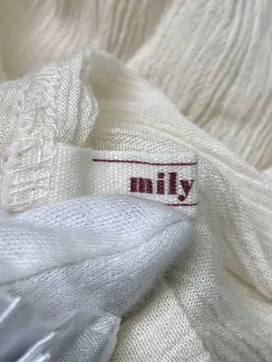mily bilet/ワンピース/ワンピース/ドレス/アイボリー/L