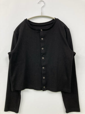 カーディガン/ボレロ/トップス/ブラック