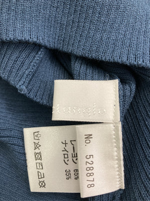 rectangle/レクタングル/ニット/セーター/トップス/ブルー/L