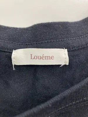 Loueme/ロエメ/Tシャツ/カットソー/トップス/ブラック/XXL