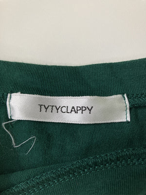 TYTYCLAPPY/Tシャツ/カットソー/トップス/グリーン/L
