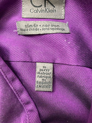 Calvin Klein/カルバンクライン/シャツ/ブラウス/トップス/パープル/16　36/37
