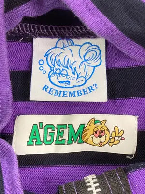 A'gem/エイジエム/Tシャツ/カットソー/トップス/パープル/Free