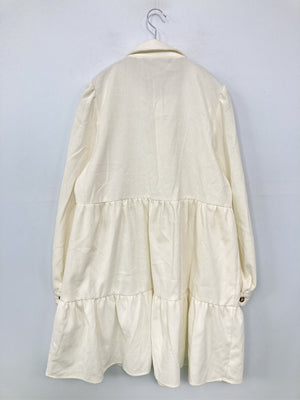 ZARA/ザラ/シャツワンピース/ワンピース/ドレス/アイボリー/M