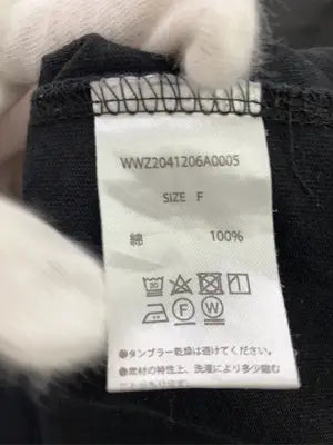 JUST WRITING COOPER/Tシャツ/カットソー/トップス/ブラック/F