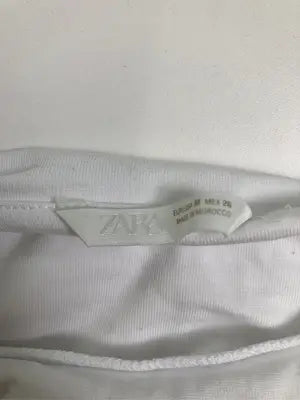 ZARA/ザラ/Tシャツ/カットソー/トップス/ホワイト/EUR M/USA M/ MEX 28