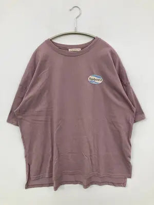 continuer de NICE CLAUP/コンティニューデナイスクラップ/Tシャツ/カットソー/トップス/パープル
