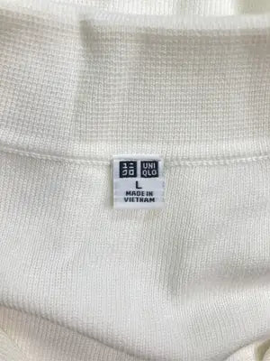 UNIQLO/ユニクロ/ポロシャツ/トップス/ホワイト/L