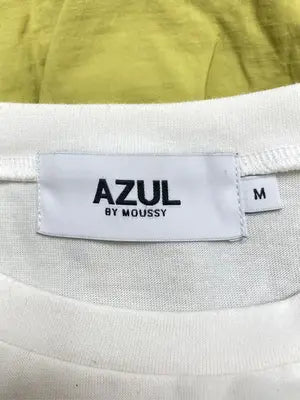 AZUL by MOUSSY/アズールバイマウジー/Tシャツ/カットソー/トップス/ホワイト/M