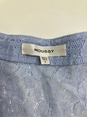 MOUSSY/マウジー/カーディガン/ボレロ/トップス/ブルー/F