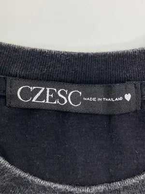 CZESC/Tシャツ/カットソー/トップス/ブラック