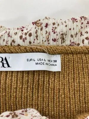 ZARA/ザラ/ニット/セーター/トップス/ブラウン/EUR L