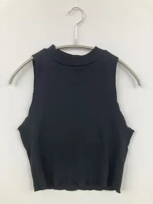 ZARA/ザラ/ノースリーブ/トップス/ブラック/EUR L