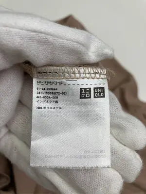 UNIQLO/ユニクロ/Tシャツ/カットソー/トップス/ベージュ/XL