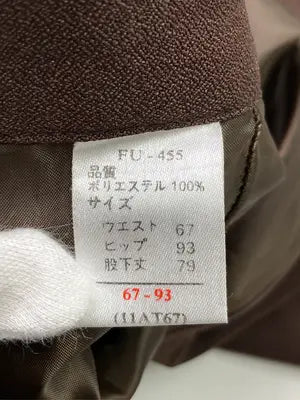 スラックス/パンツ/ブラウン/67-93