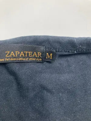 ZAPATEAR/Tシャツ/カットソー/トップス/ブラック/M