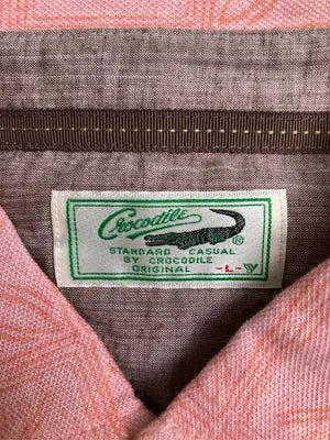 Crocodile/クロコダイル/ポロシャツ/トップス/オレンジ/L