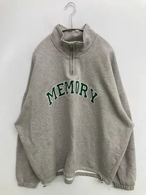 #MEMORY/メモリー/スウェット/トップス/グレー