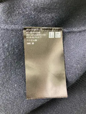 UNIQLO/ユニクロ/ニット/セーター/トップス/ネイビー/M