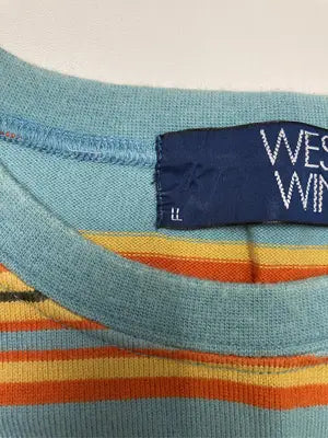 WEST WIN/Tシャツ/カットソー/トップス/スカイブルー/LL