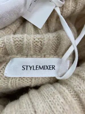 STYLEMIXER/スタイルミキサー/ニット/セーター/トップス/ベージュ/FREE