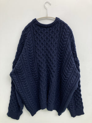 ニット/セーター/トップス/ネイビー