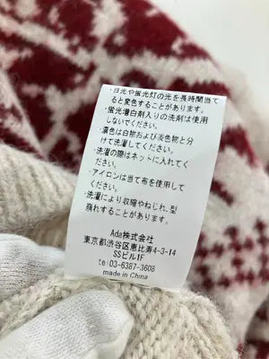 Ada./ニット/セーター/トップス/ベージュ/F