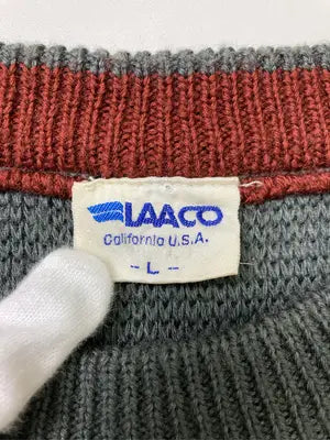 LAACO/ニット/セーター/トップス/グレー/L