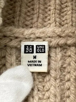 UNIQLO/ユニクロ/ニット/セーター/トップス/ベージュ/M