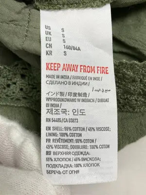 aerie/エアリー/つなぎ/オールインワン/オールインワン・サロペット/カーキ/S