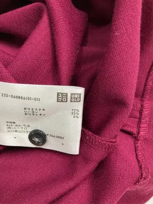UNIQLO/ユニクロ/ワンピース/ワンピース/ドレス/レッド/L
