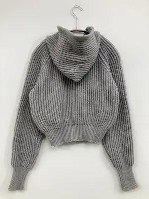 R/ニット/セーター/トップス/グレー