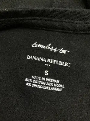 BANANA REPUBLIC/バナナリパブリック/Tシャツ/カットソー/トップス/ブラック/S
